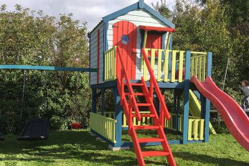 Wooden play centre
