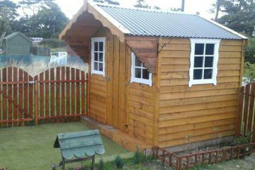 timber garden shed